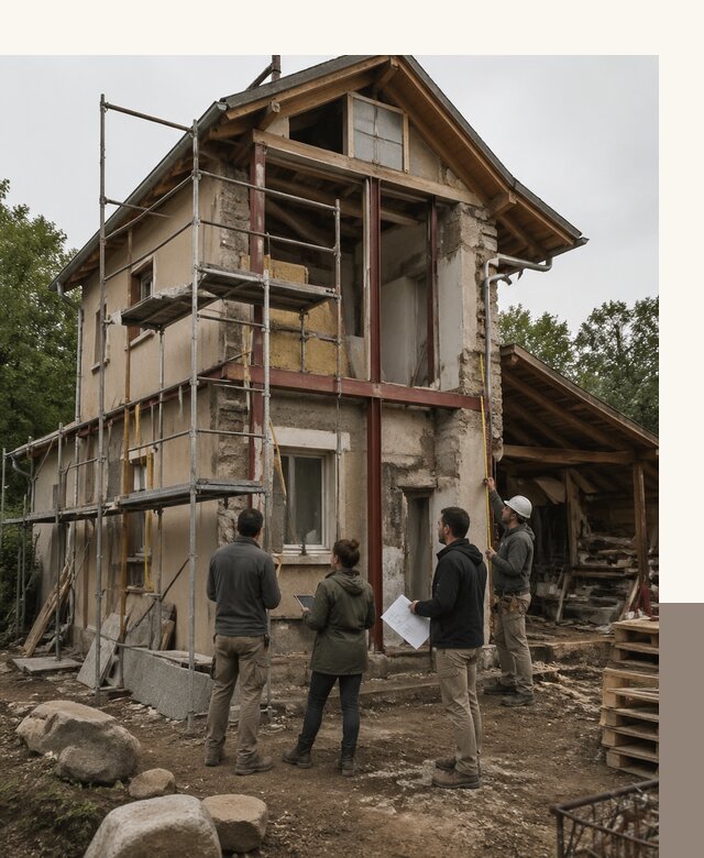 Реконструкция загородного дома под ключ в Комсомольске-на-Амуре от бюро