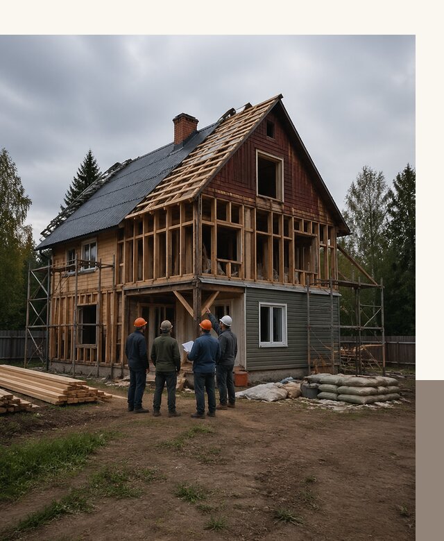 Реконструкция дачного дома в Комсомольске-на-Амуре под ключ с проектом
