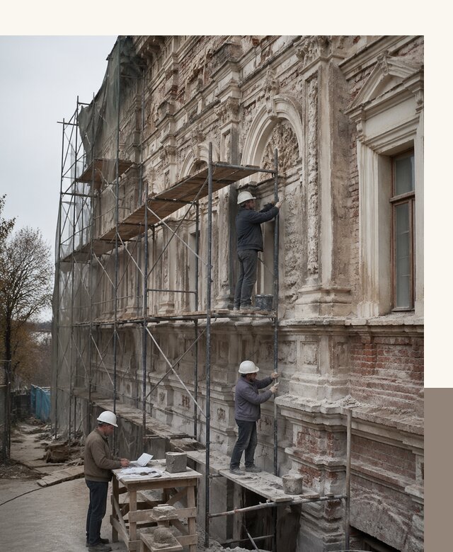 Реставрация объектов культурного наследия под ключ в Комсомольске-на-Амуре