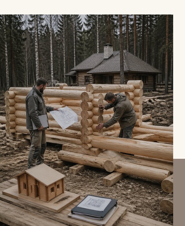 Проектирование и строительство домов из бревна в Комсомольске-на-Амуре